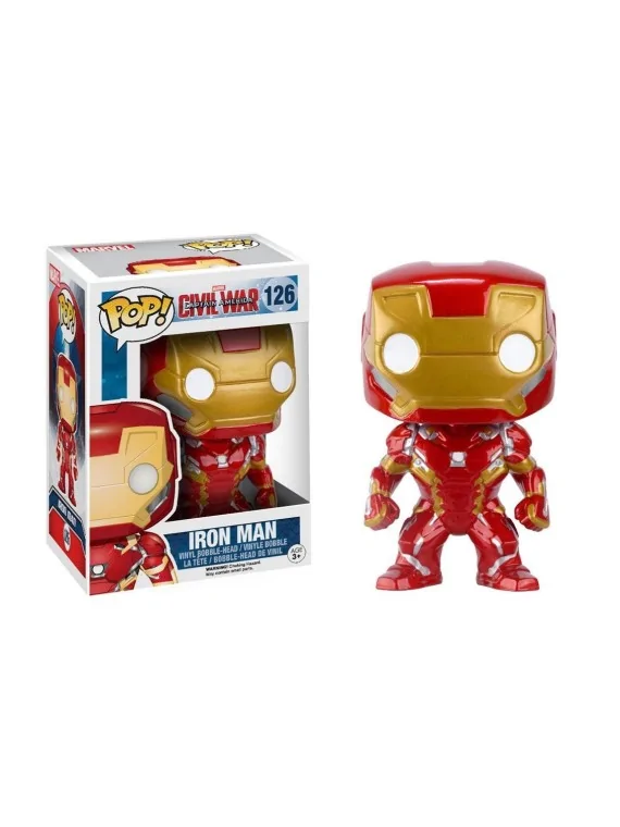 Compra Funko POP! Marvel Civil War: Iron Man (126) de Funko al mejor p