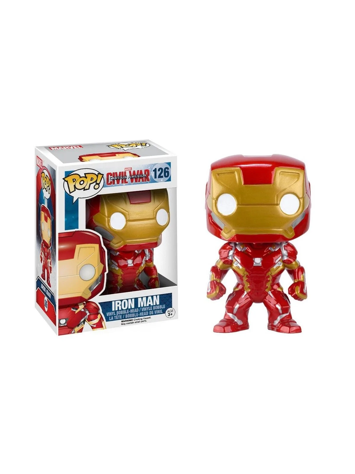 Comprar Funko POP! Marvel Civil War: Iron Man (126) barato al mejor pr