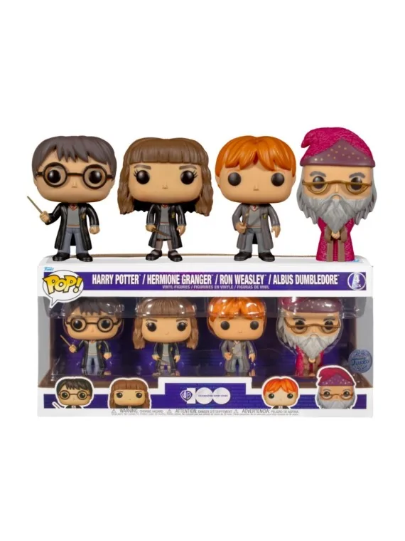 Comprar Funko POP! Harry Potter Pack 4: Harry Potter/ Hermione/ Ron/ D