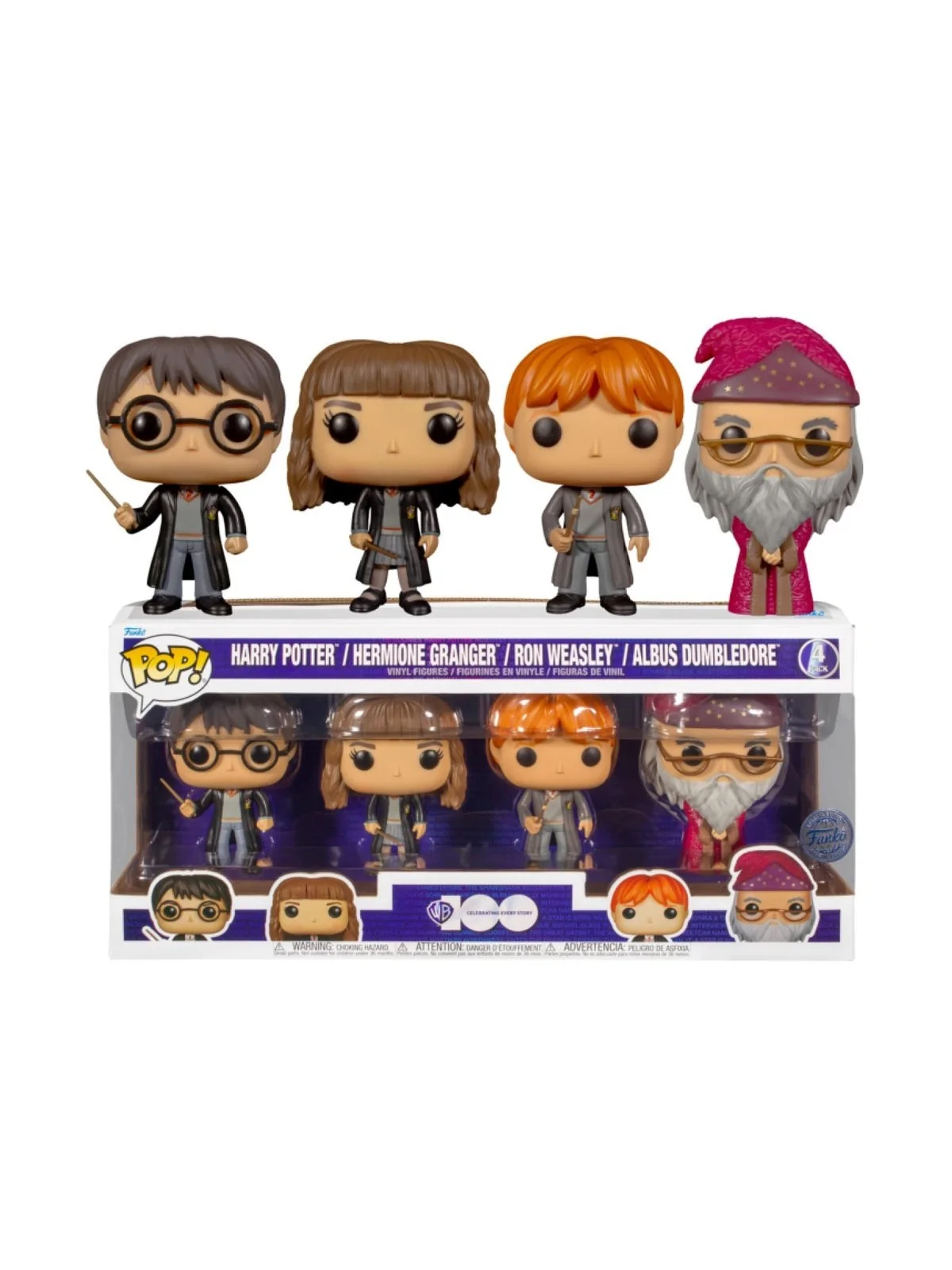 Comprar Funko POP! Harry Potter Pack 4: Harry Potter/ Hermione/ Ron/ D