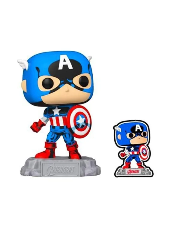 Comprar Funko POP! Marvel: Capitan America con Pin (1290) barato al me