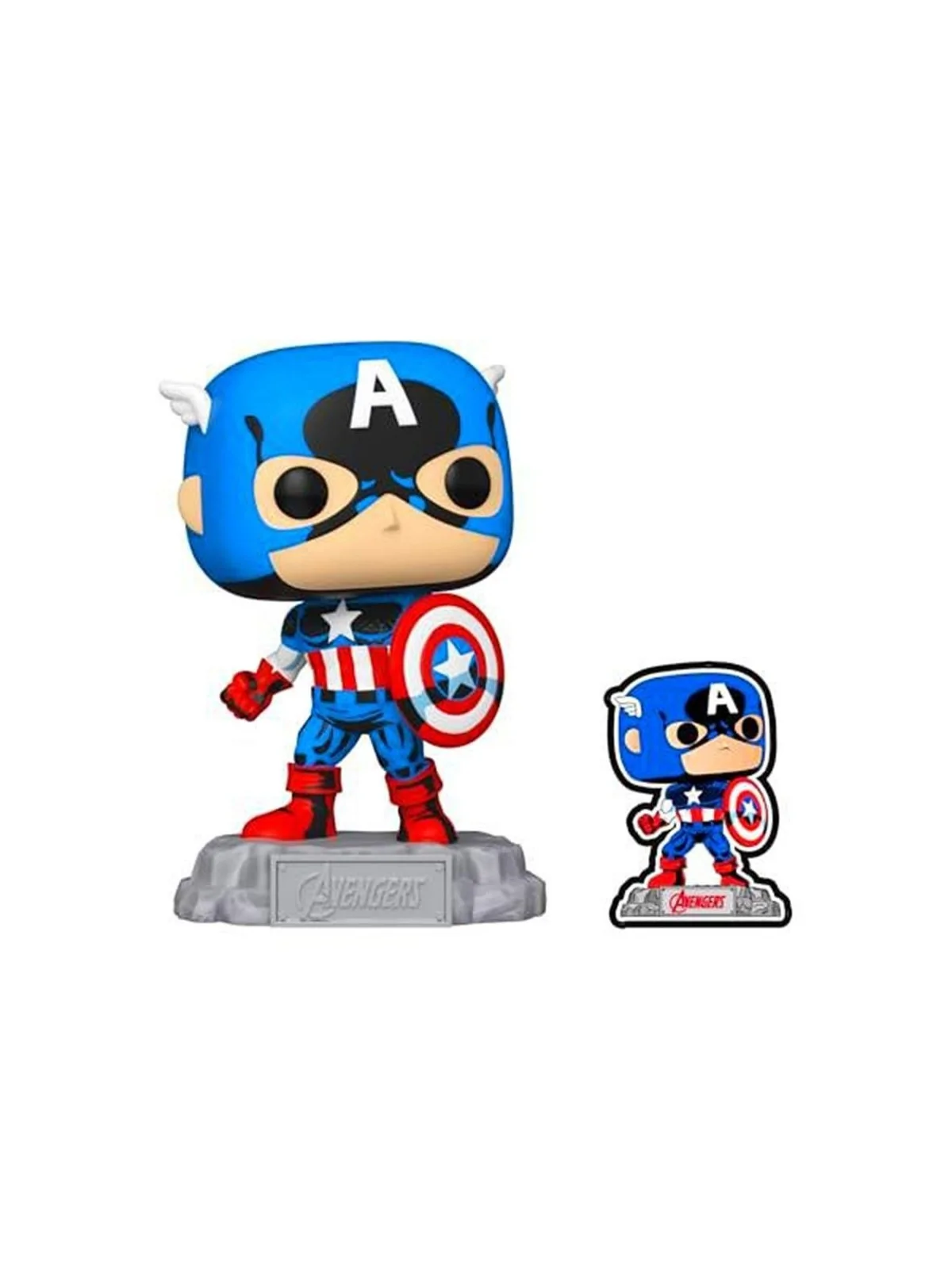 Comprar Funko POP! Marvel: Capitan America con Pin (1290) barato al me