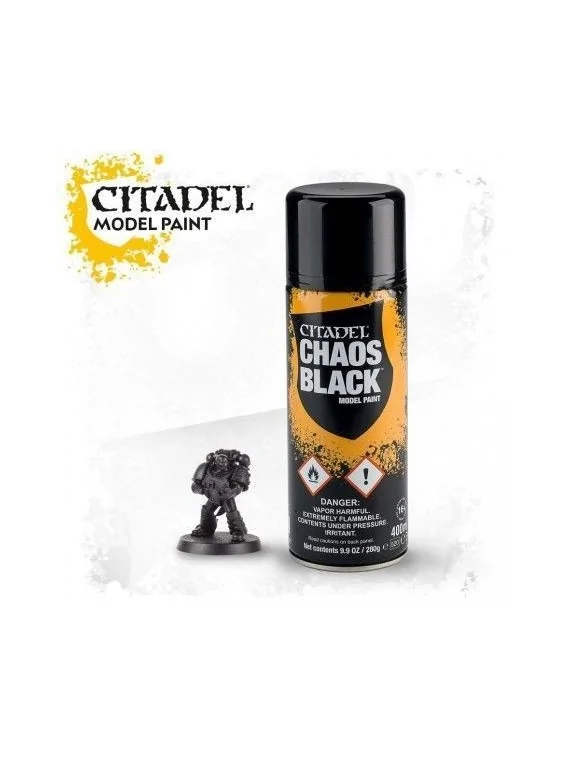 Compra Citadel: Chaos Black Spray (62-02) de Games Workshop al mejor p