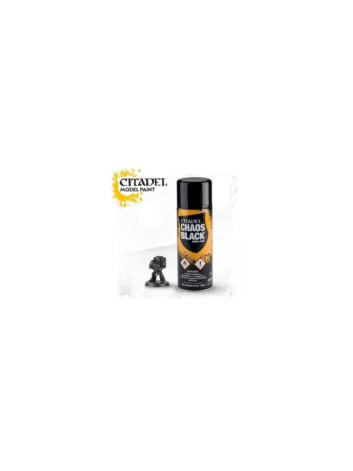 Compra Citadel: Chaos Black Spray (62-02) de Games Workshop al mejor p