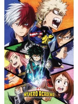 Compra My Hero Academia  Characters Mosaic 61 x 91 cm de Pyramid al me