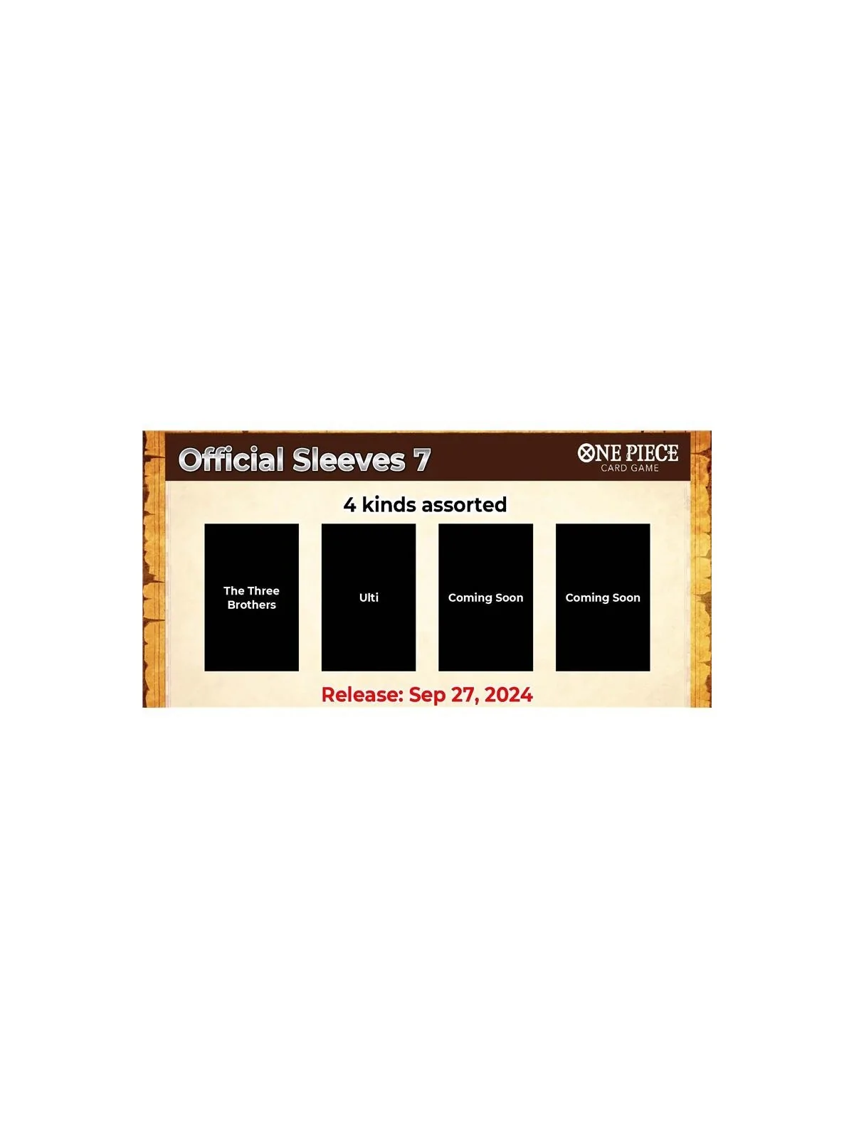 Comprar OPCG: Official Sleeves 7 [PREVENTA] barato al mejor precio 9,9