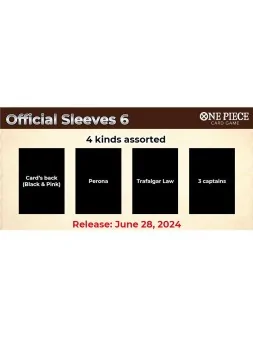 Compra OPCG: Official Sleeves 6 de Bandai al mejor precio (9,99 €)