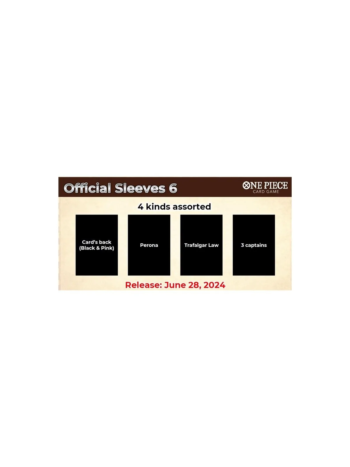 Compra OPCG: Official Sleeves 6 de Bandai al mejor precio (9,99 €)