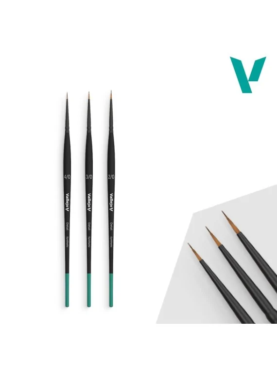 Compra Vallejo Definition Set: Detail Series - Pelo Sintetico Size 4/0