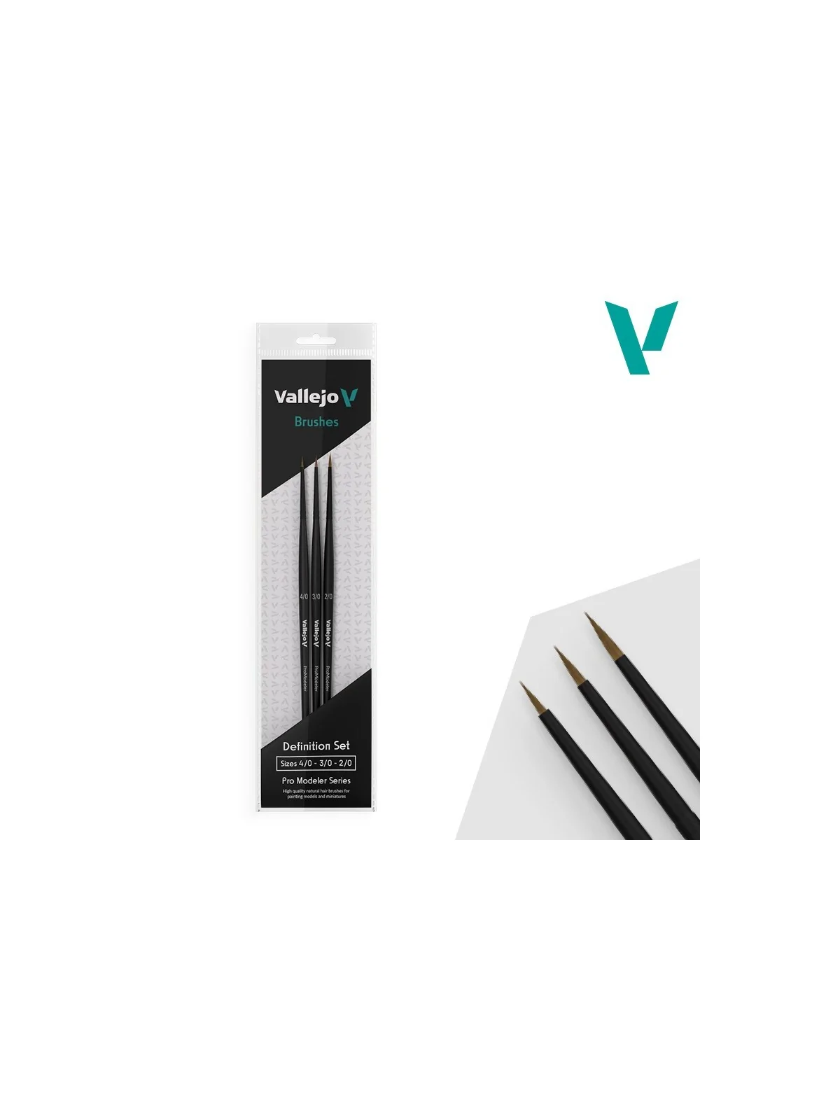 Comprar Vallejo Definition Set: Pro Modeler Series - Pelo Natural (Siz