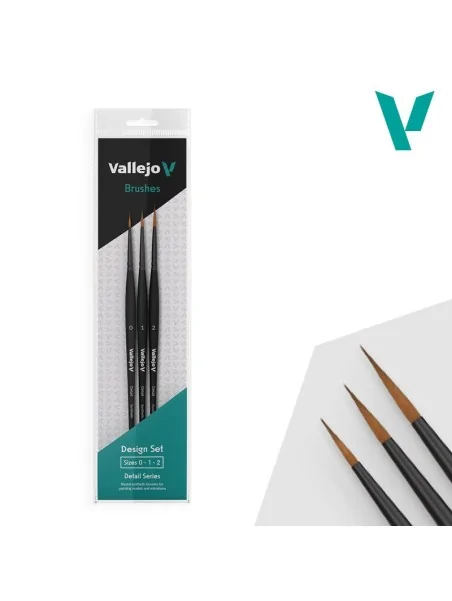 Comprar Vallejo Design Set: Detail Series - Pelo Sintetico (Size 0-1-2