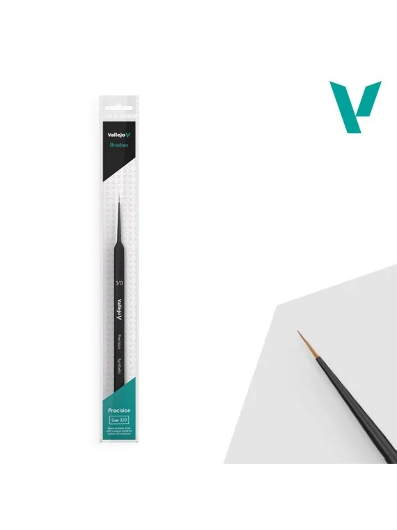 Compra Vallejo Precision: Pelo Sintético - Mango Triangular Size 3/0 (