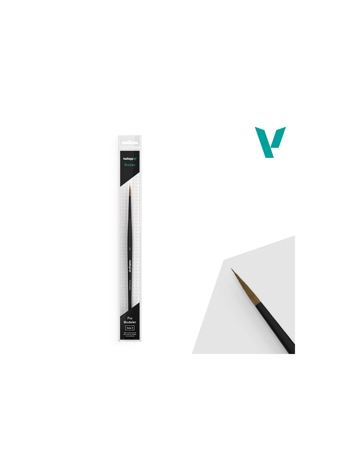 Compra Vallejo Pro Modeler - Pelo Natural Size 2 (B01002) de Vallejo a