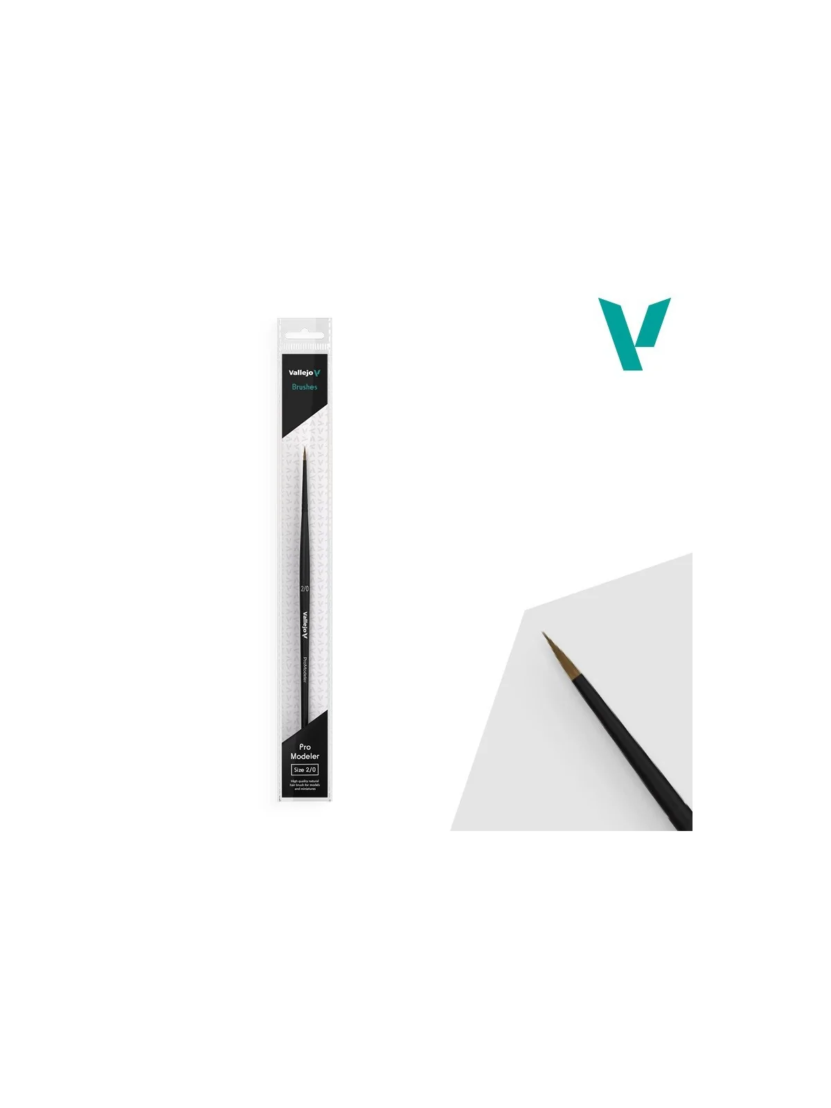 Compra Vallejo Pro Modeler - Pelo Natural Size 2/0 (B01020) de Vallejo