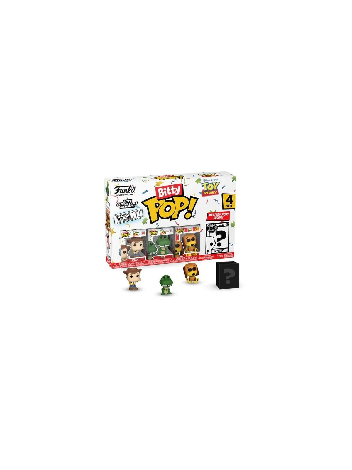 Compra Bitty POP! Toy Story Pack de 4 Figuras Woody de Funko al mejor 