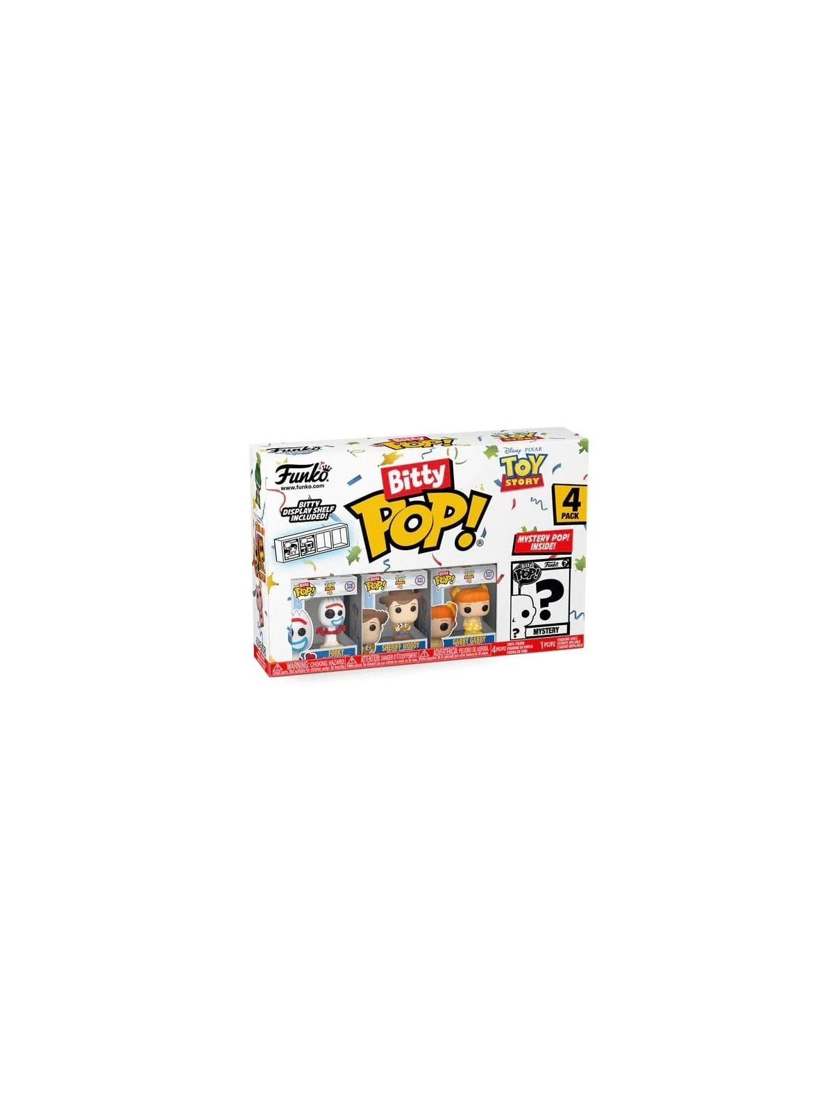 Compra Bitty POP! Toy Story Pack de 4 Figuras Woody de Funko al mejor 