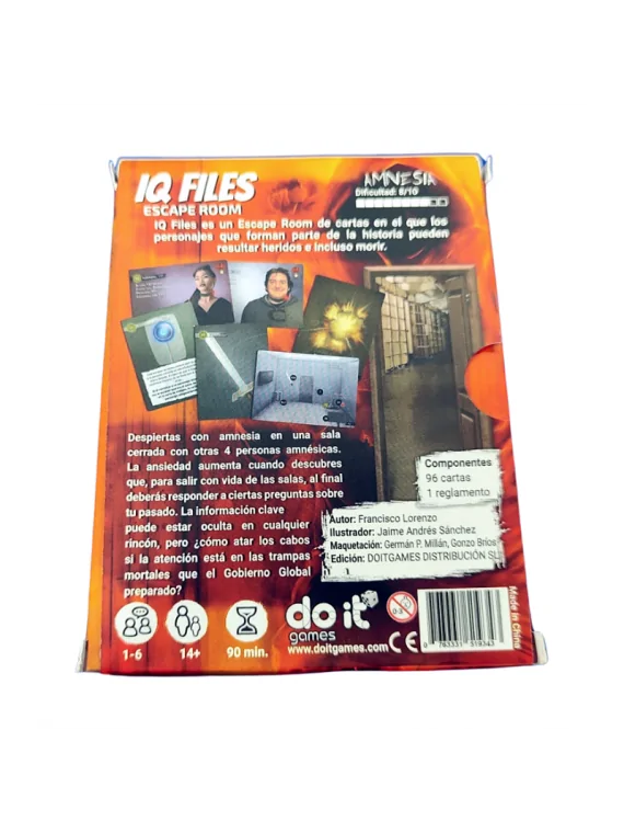 Comprar Iq Files: Amnesia barato al mejor precio 12,95 € de Do It Game