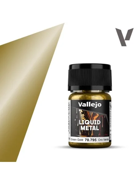 Comprar Oro Verde Liquid Metal Vallejo 18 ml (70795) barato al mejor p