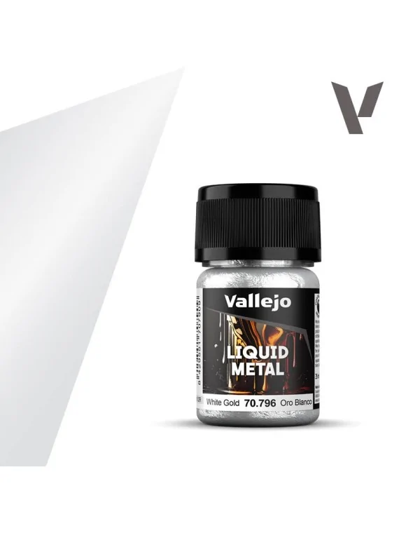 Compra Oro Blanco Liquid Metal Vallejo 18 ml (70796) de Vallejo al mej