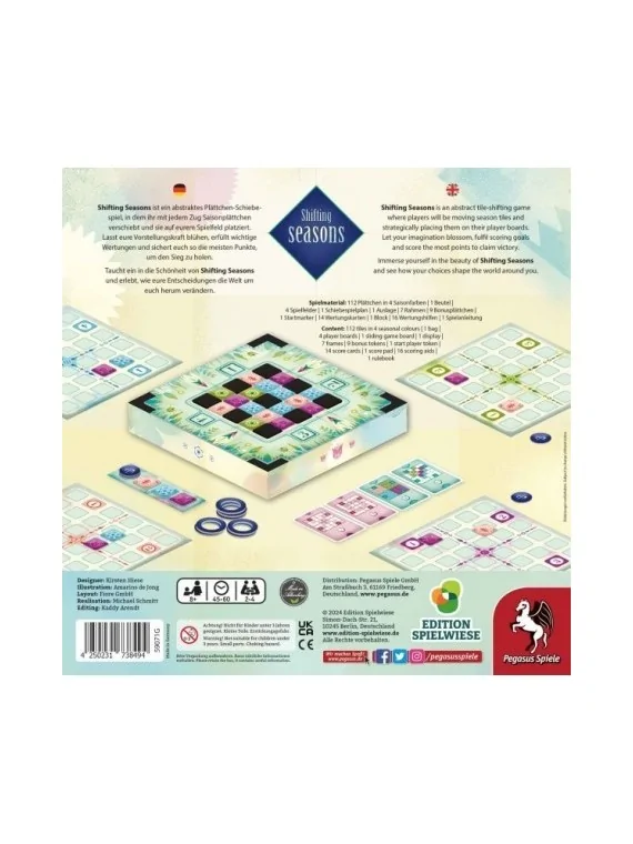 Comprar Shifting Seasons, Edition Spielwiese (Inglés) barato al mejor 