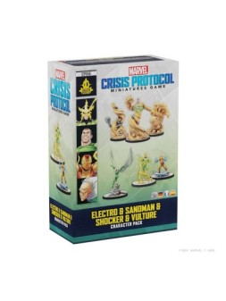 Marvel Crisis Protocol: Electro & Sandman & Shocker & Vulture de Juegos en Juegos de Tablero | La Cueva Roja