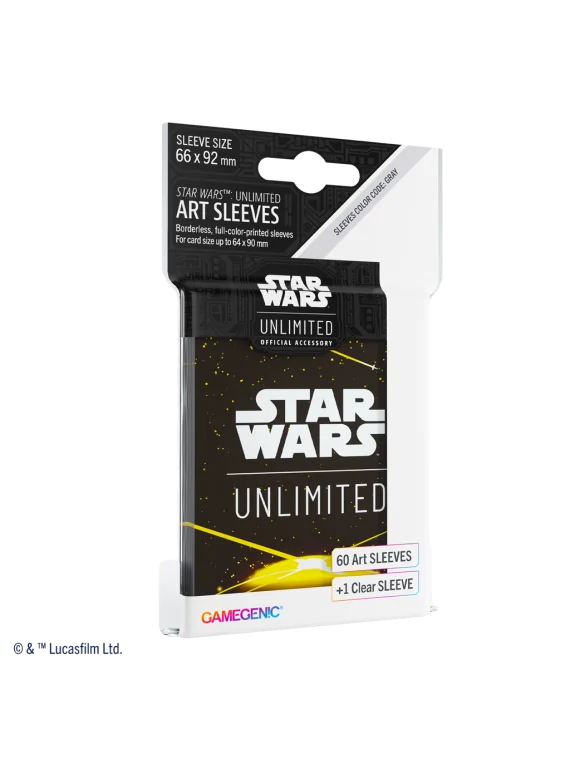 Comprar Star Wars Unlimited Art Sleeves Card Back Yellow barato al mej