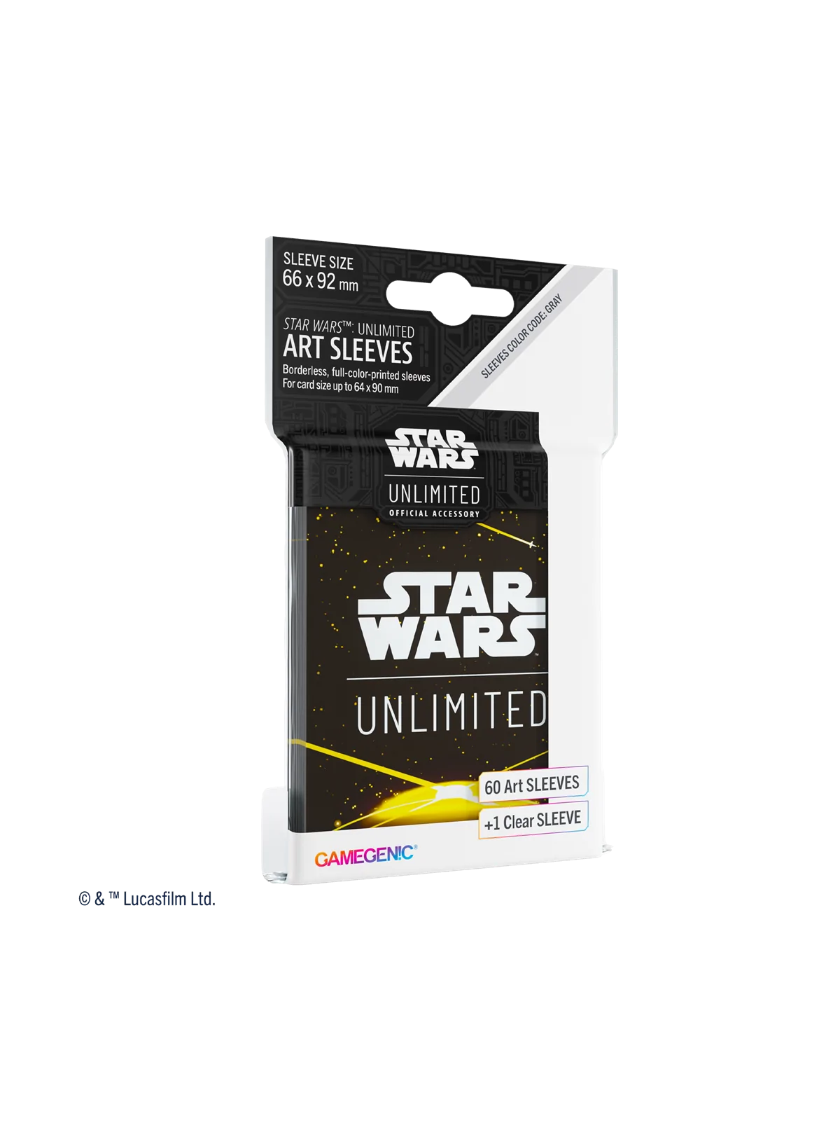 Comprar Star Wars Unlimited Art Sleeves Card Back Yellow barato al mej