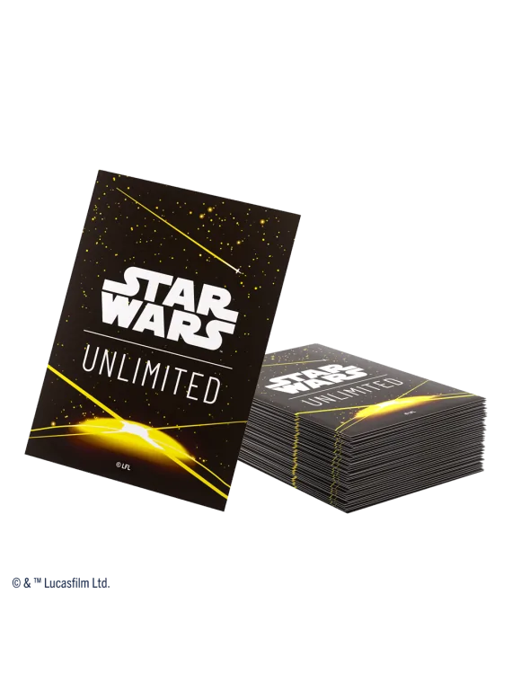 Comprar Star Wars Unlimited Art Sleeves Card Back Yellow barato al mej