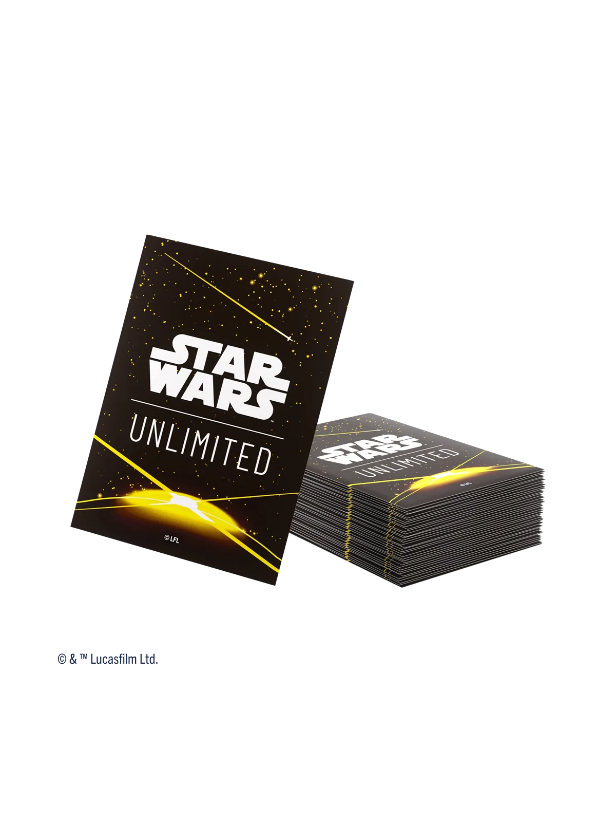 Comprar Star Wars Unlimited Art Sleeves Card Back Yellow barato al mej