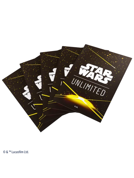 Comprar Star Wars Unlimited Art Sleeves Card Back Yellow barato al mej