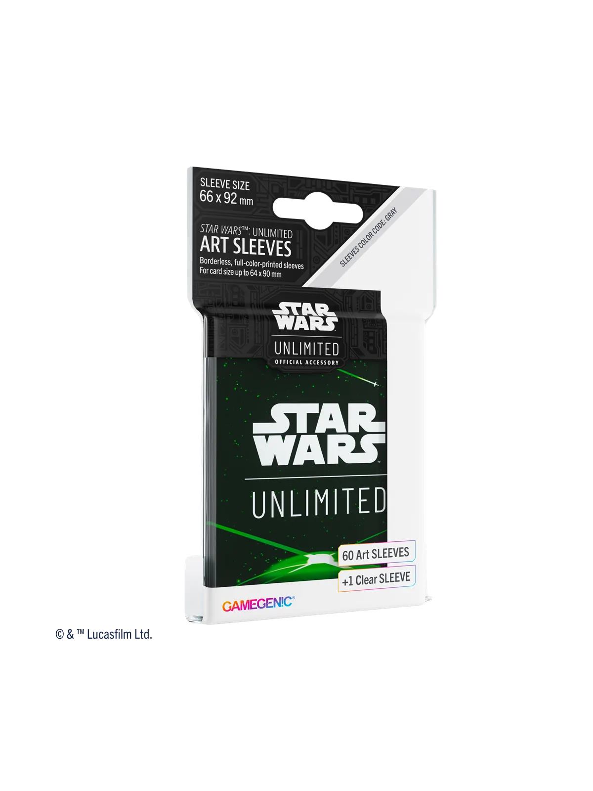 Compra Star Wars Unlimited Art Sleeves Card Back Green de Gamegenic al