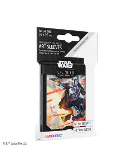 Compra Star Wars Unlimited Art Sleeves Mandalorian de Gamegenic al mej