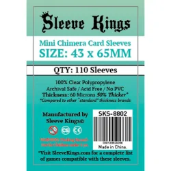 Compra [8802] Sleeve Kings Mini Chimera Card Sleeves (43x65mm) de Slee