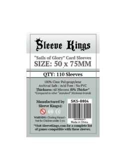 [8818] Sleeve Kings Tiny Epic Compatible Sleeves (88x125mm) - Sleeve Kings