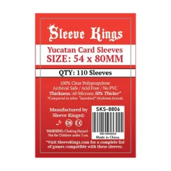 Compra [8806] Sleeve Kings Yucatan Card Sleeves (54x80mm) de Sleeve Ki