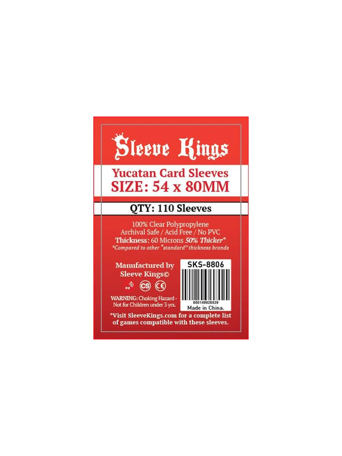 Comprar [8806] Sleeve Kings Yucatan Card Sleeves (54x80mm) barato al m