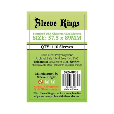 Comprar [8808] Sleeve Kings Standard USA Chimera Card Sleeves (57.5x89