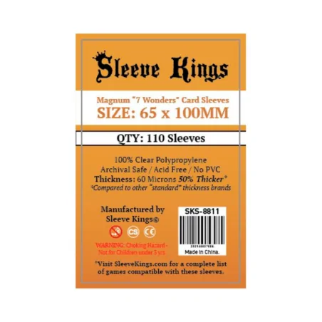Comprar [8811] Sleeve Kings Magnum 7 Wonders Card Sleeves (65x100mm) b