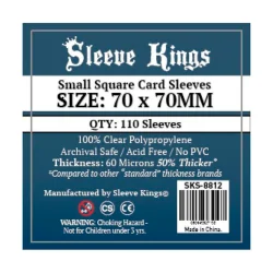 Compra [8812] Sleeve Kings Small Square Card Sleeves (70x70mm) de Slee