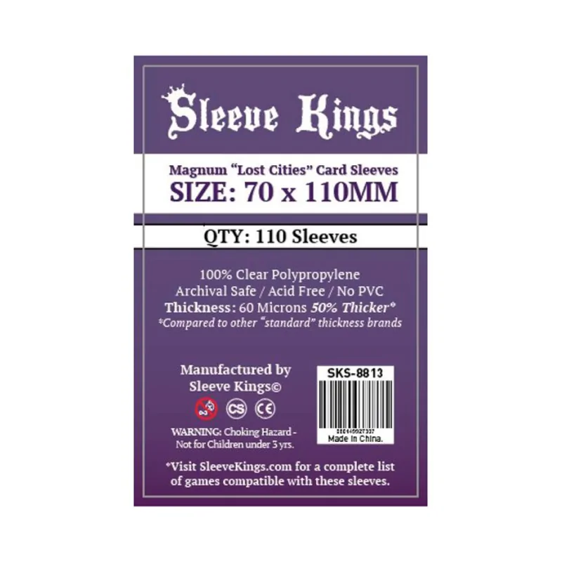 [8813] Sleeve Kings Magnum Lost Cities Card Sleeves (70x110mm)