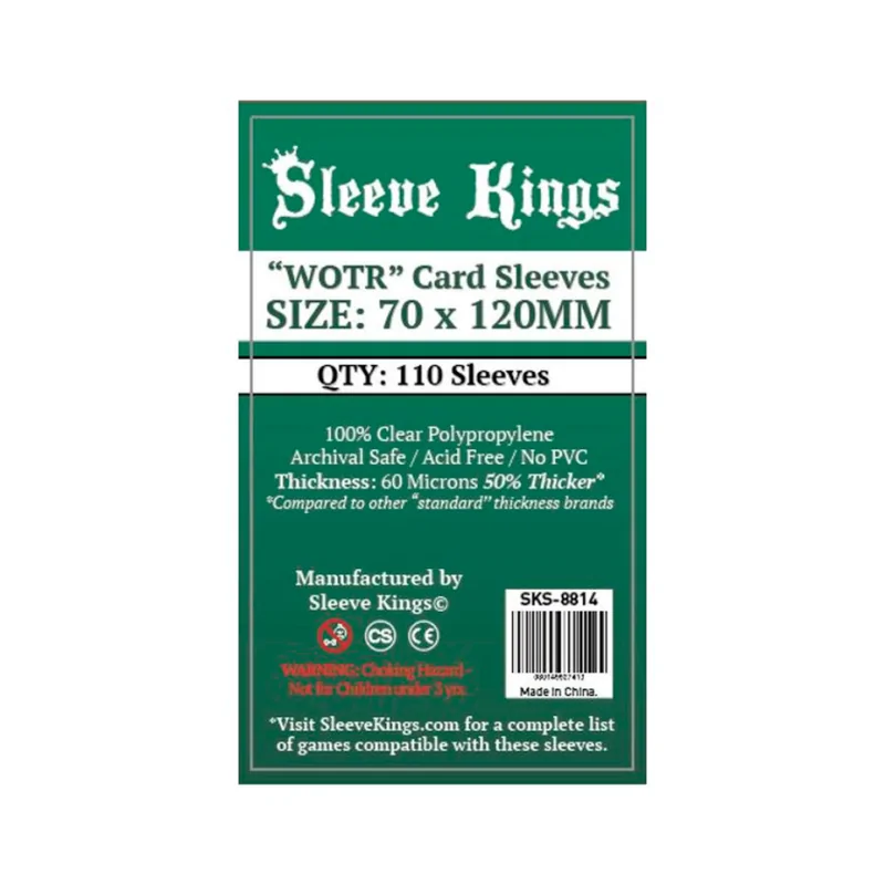 [8814] Sleeve Kings "WOTR" Card Sleeves (70x120mm)