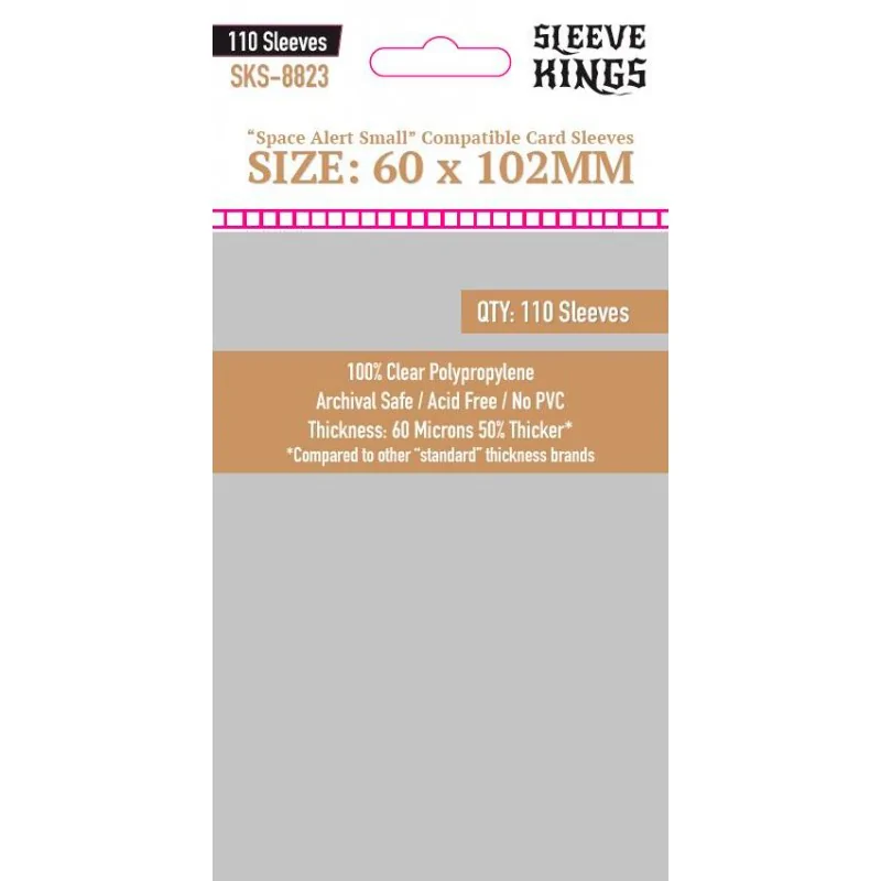 Comprar [8823] Sleeve Kings Space Alert Compatible Sleeves (60x102mm) 