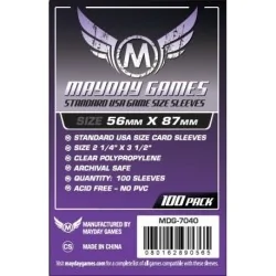 Compra [7040] Mayday Games Standard USA Game Size Sleeves Purple (Pack