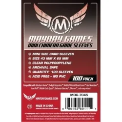 Compra [7045] Mayday Games Mini Chimera Game Sleeves Red (Pack of 100)