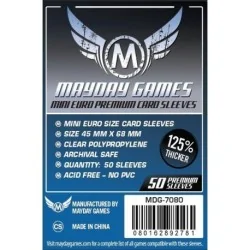 Compra [7080] Mayday Games Premium Mini Euro Card Sleeves Dark Blue (P