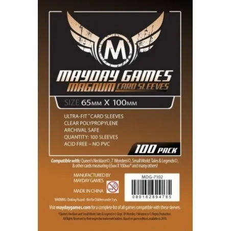 Comprar [7102] Mayday Games Magnum Copper Sleeves 7 Wonders (Pack of 1