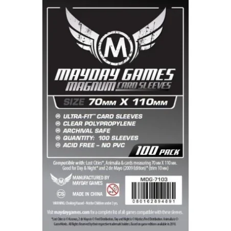 Comprar [7103] Mayday Games Magnum Silver Sleeves Lost Cities (Pack of