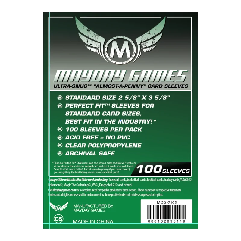 Compra [7105] Mayday Games Ultra-Snug Almost a Penny Card Sleeves (Pac