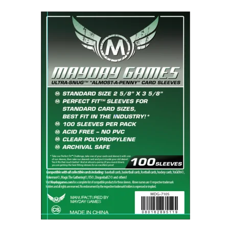 Comprar [7105] Mayday Games Ultra-Snug Almost a Penny Card Sleeves (Pa