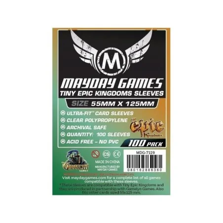 Comprar [7129] Mayday Games Custom Tiny Epic Kingdoms Sleeves (Pack of